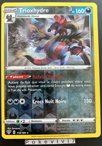 Carte pokemon trioxhydre - carte,