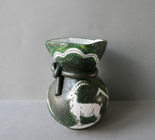 Vase céramique bouquetin - vase,
