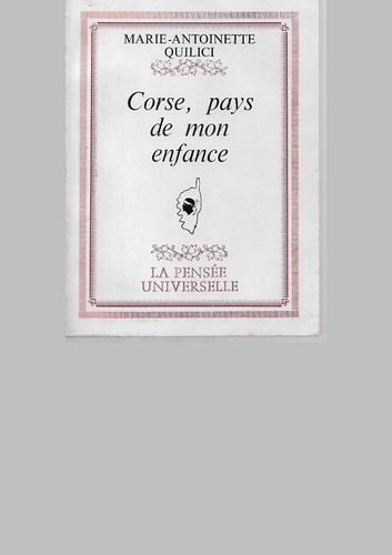Corse pays mon enfance - corse,, de
