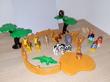 Playmobil 1 2 3 premier âge , lot d'animaux Sauvage, Zoo, Savane