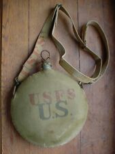 US ARMY WW1 RARE GOURDE    modele 1878  REUTILISATION USFC