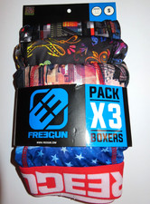 BOXER FREEGUN 1 pack de 3