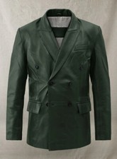 Homme Vert Blazer 100%