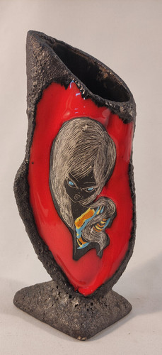 Vase céramique signé rep - vase,