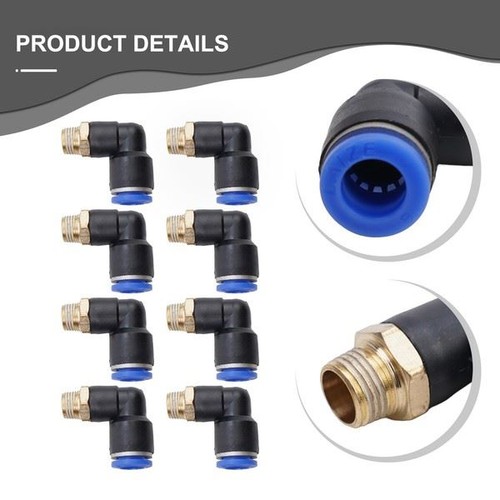 8pcs connecteur tube 8mm - connecteur,