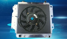FOR JEEP WRANGLER YJ/TJ 2.4L 2.5L 4.0L 4.2L1987-2006 3 ROW RADIATOR+FAN AT 87