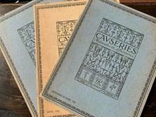 1934/1935 - 3 revues CAUSERIES