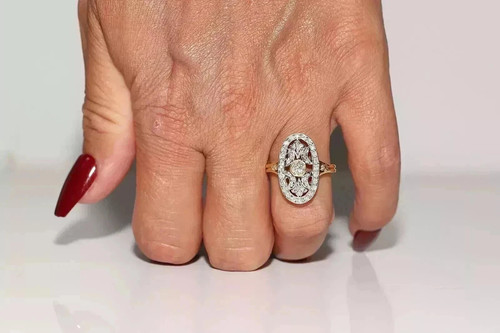Bague mariage vintage style - vintage,