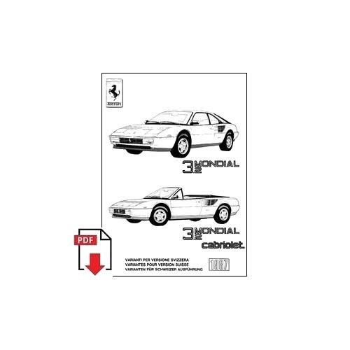1987 ferrari mondial - 1987, +