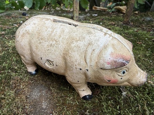 Ancien cochon tirelire - , de