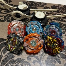 Beyblade Set 6 Tops Launcher 2