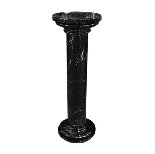 Colonne marbre noir de - marbre,