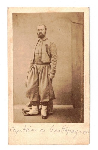 Cdv zouave pontifical - zouave, second