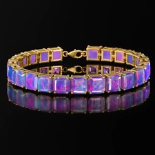 Bracelet tennis opale