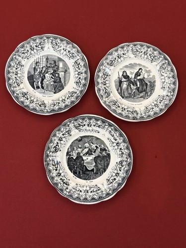 Assiettes porcelaine creil - 3,