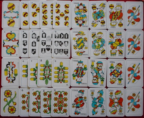 Jeu cartes suisse - jeu,