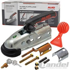 AL-KO Ak 161 Attelage à Boule Remorque Jusqu'À 1600 KG 50/45/35mm Refermable