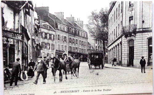Hennebont cpa entrée la - cpa,