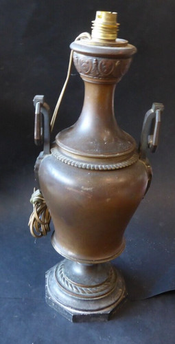 Pied lampe bronze à - en,