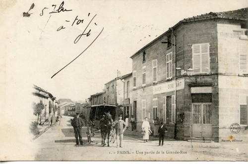 Carte postale meuse fains - la, /