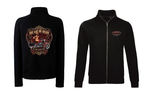 Sweatshirt jacket black twin - sweatshirt,