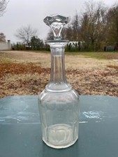 Carafe ancienne en verre Louis