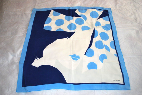 Vintage foulard crepe - foulard, de