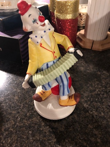 Vintage porcelain clown music - clown,
