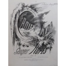 RUPES Georges Adieu Lyda Chant Piano ca1874