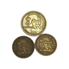 Monaco - Louis II - 1 Franc 1924 Et 1926 - 2 Francs 1924