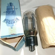 ⚜ VALVE RECTIFIER TUBE REDRESSEUR NEOTRON 5U4G U52 SMOOTH PLATE NOS NIB °=
