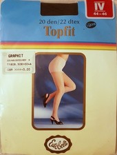 Collant Topfit 20d T IV 46-48 graphit Feinstrumpfhose Gr. 4 (44-46) mit slip