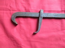 Outil ancien de tonnelier DAVIER serre-joint FER forgé Déco art populaire