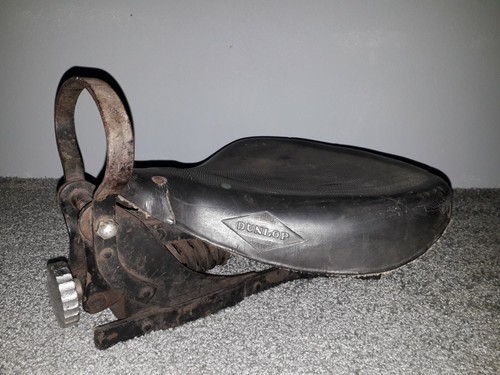 Ancienne selle moto dunlop - selle, de