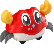 Crabe Musical Rampant Bébé Jouet d’Éveil Interactif Tummy Time Cadeau Enfant