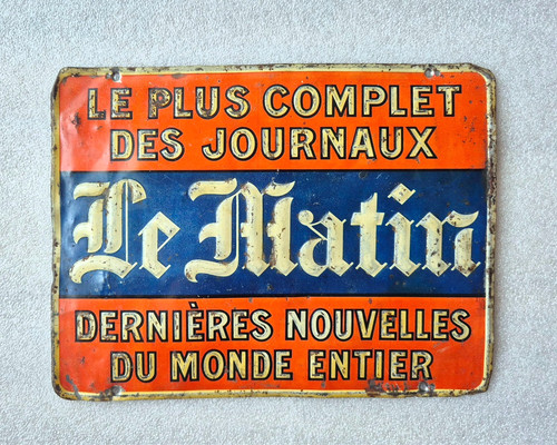 Rare tôle lithographiée - rare,