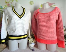 Lot vêtements occasion femme : Pulls, " Mango - Promod " - T : 38 / 40 *