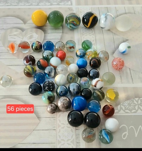 Lot billes verre - en,