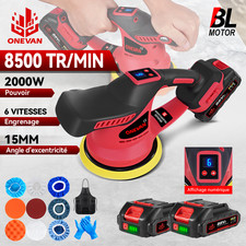 Polisseuse voiture sans fil 8 vitesses variables pour L'entretien de la Voiture