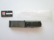 Ceinture genre Militaire en Tissus et Métal avec 3 Poches Pression, Cartouchière