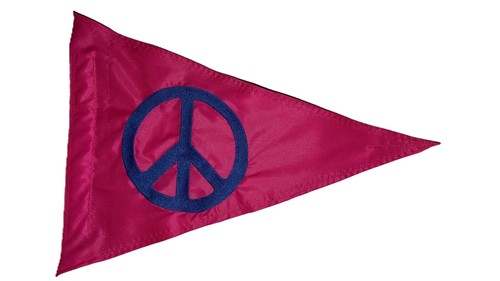 Peace sign pennant flag - pennant,