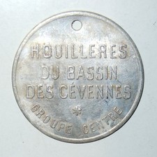 JETON HOUILLERE DU BASSIN DES