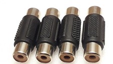 4x adaptateur  rca femelle rca femelle.
