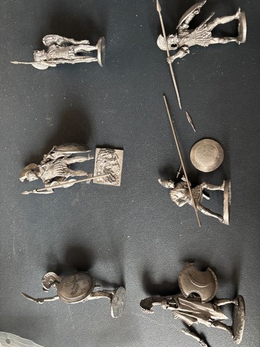 Figurines hoplites étain - figurines, en