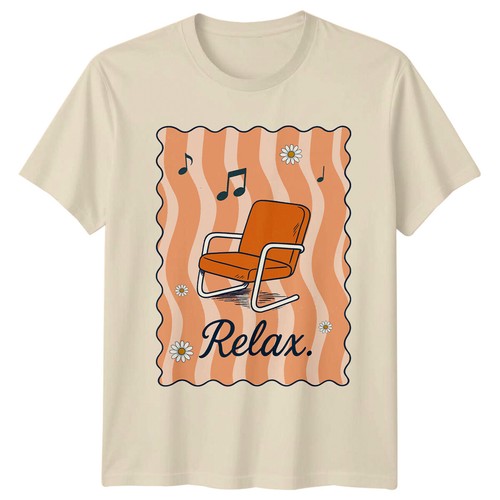 Relax chair music notes - relax,