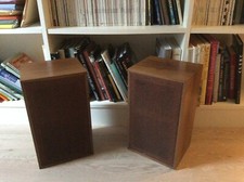 2 enceintes SCOTT années 1970 caisse en bois H 0,45-L 0,26-P 0,215