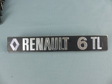RENAULT 6 TL logo emblème
