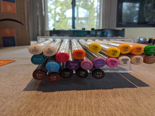Copic sketch markers - sketch,