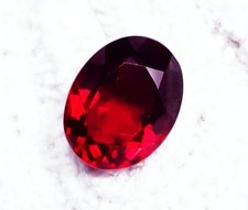 Coupe Ovale Rhodolite Grenat