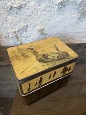 BN Biscuiterie Nantaises - Nantes- Boite ancienne tole lithographiée Barque
